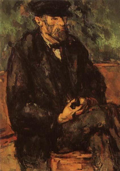 Paul Cezanne Portrati du jardinier Vallier Norge oil painting art